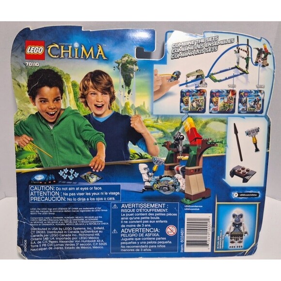 LEGO LEGENDS OF CHIMA 70110 SPEEDORZ GRIZZAM TOWER TARGET BATTLEPACK - Picture 2 of 7